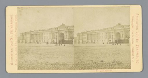 View of the Senate and Synod Building in Saint Petersburg
