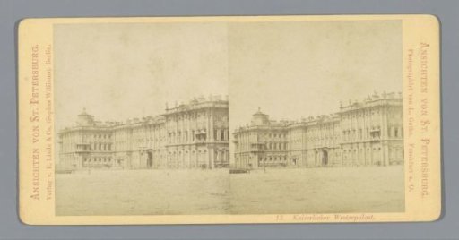 View of the Winter Palace in Saint Petersburg