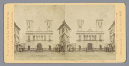 View of the Lutheran Peter and Paul Church in St. Petersburg