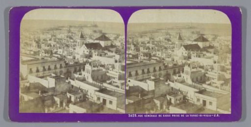 View of Cádiz, seen from a watchtower