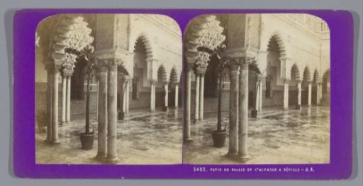 Courtyard of the Alcazar in Seville