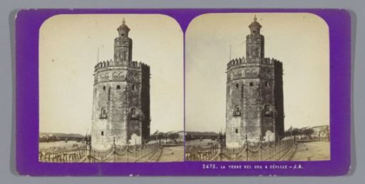 View of the Torre del Oro in Seville