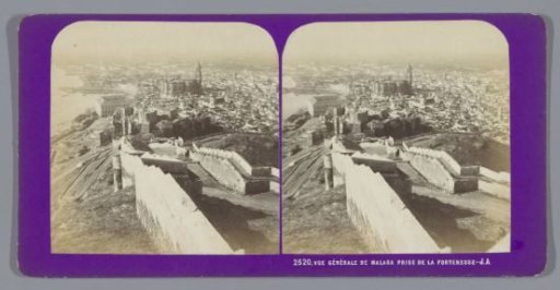 View of Málaga, seen from the Alcazaba