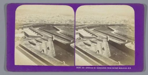 View of Barcelona, seen from the Castle of Montjuïc