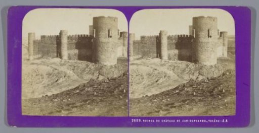 View of the Castillo de San Servando in Toledo