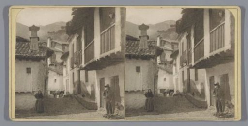 View of a street in Guisando