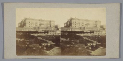 View of the Royal Palace at Madrid