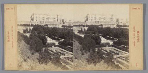 View of the Royal Palace at Madrid