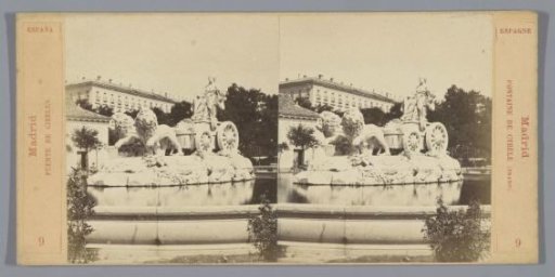 Cybele Fountain on the Plaza de Cibeles at Madrid