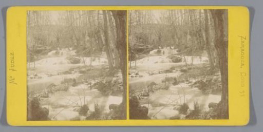 Rapids in the park of the Monasterio de Piedra