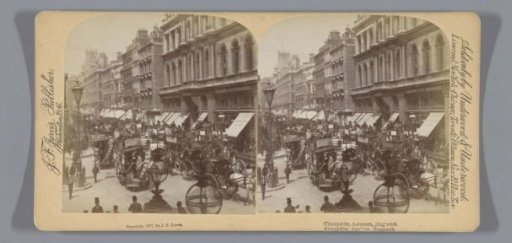 View of Cheapside in London