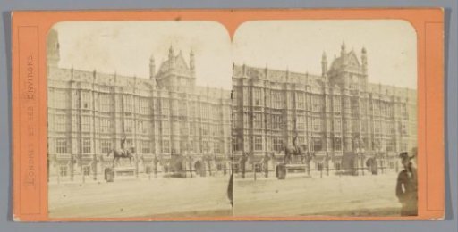 Facade of the Palace of Westminster in London