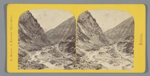 Gotthard Pass in the Schöllenen, Uri, Switzerland.