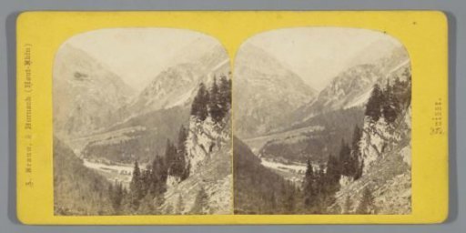 View of Val Bregaglia. View from the Maloja Pass, Switzerland