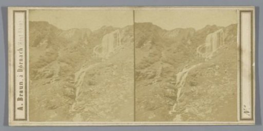 Waterfall on the Faulhorn in the Bernese Alps