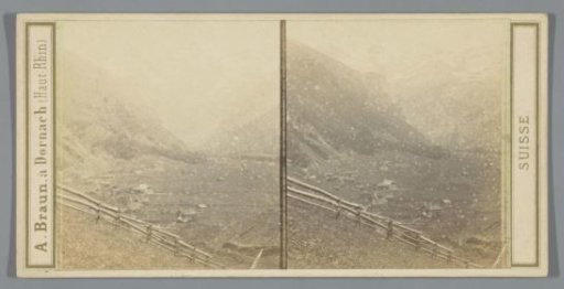 View of Engelberg from one of the Spannort mountains, Switzerland