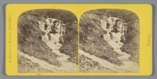 Source of the Albula at the Albula Pass on the Alp Weissenstein in Graubünden, Switzerland