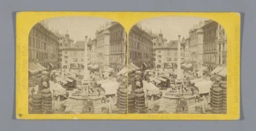 Market on the Place du Molard in Geneva