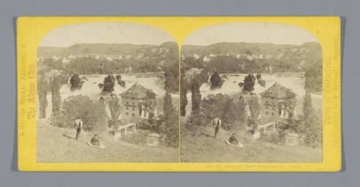 View of the Rheinfall near Schaffhausen
