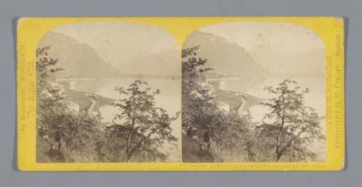 View of Lake Geneva, with the Dents du Midi in the background