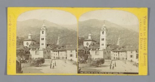 View of the Chiesa del Ponte in Susa