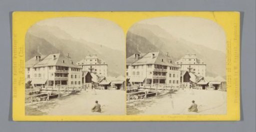 View of buildings in Chamonix