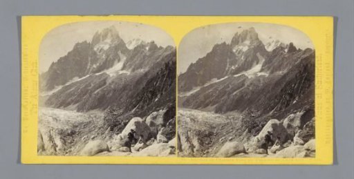 View of the Aiguille des Grands Charmoz near Chamonix