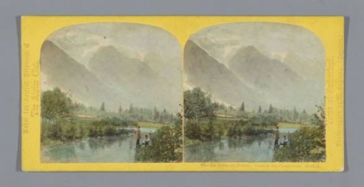 Valley of Chamonix, with the Dôme du Goûter in the background