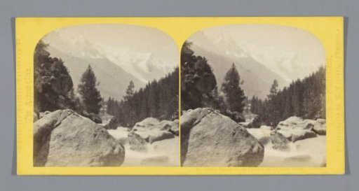 View of the Mont Blanc