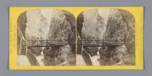 Bridge through the Trient Gorge