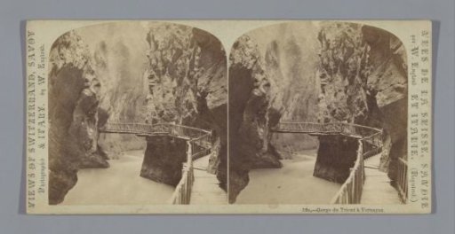 Bridge through the Trient Gorge