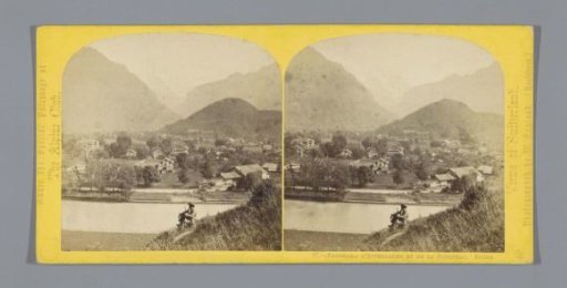 View of Interlaken, with the Jungfrau in the background