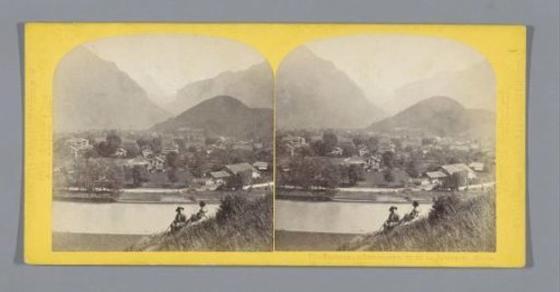 View of Interlaken, with the Jungfrau in the background