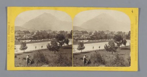 View of Interlaken, with the Jungfrau in the background