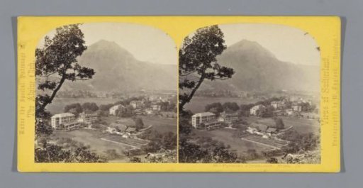 View of Interlaken, with the Jungfrau in the background