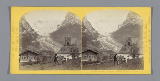View of the Lower Grindelwald Glacier