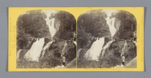 View of the lower part of the Reichenbach Waterfall