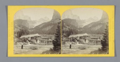 Buildings in the valley of Rosenlaui