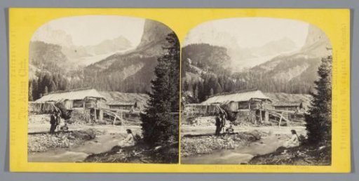 Buildings in the valley of Rosenlaui