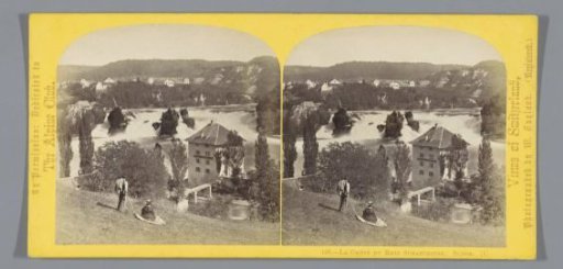 View of the Rhine Falls near Schaffhausen