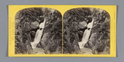 View of a waterfall near Martigny