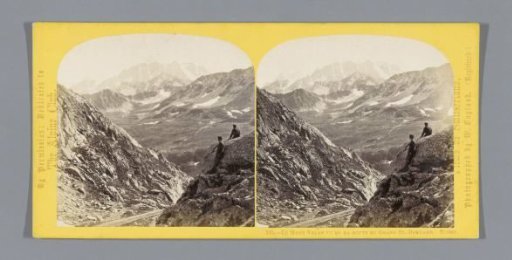 View of the Mont Vélan, seen from the Gotthard Pass
