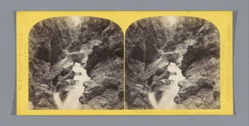 Waterfall in the Trient Gorge