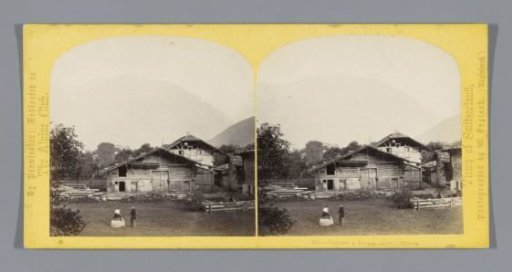 Two mountain huts at Interlaken