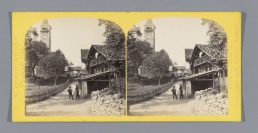 View of a street at Brienz