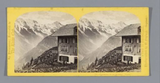 View of the Alps, seen from Mürren