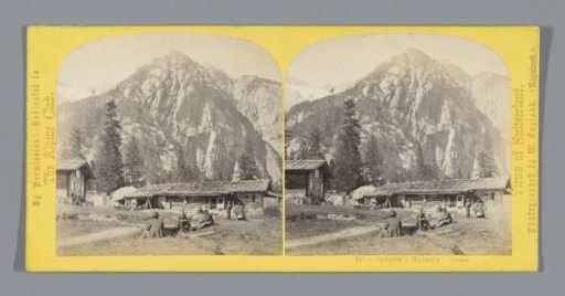 Mountain huts at Handegg