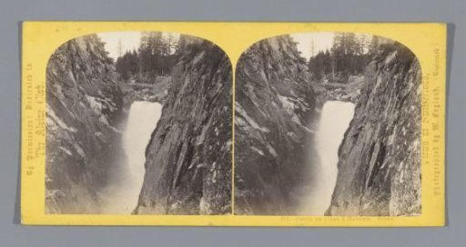 View of a waterfall near Handegg
