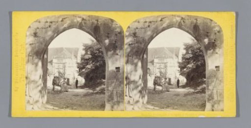 Entrance portal of the Abbey of Hautecombe