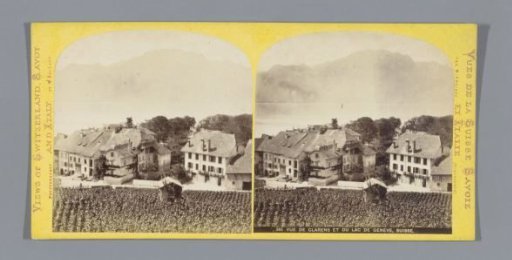 View of Clarens and Lake Geneva